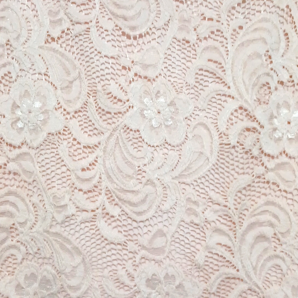 Ambiance Pink Lace Skirt - Picture 2 of 5